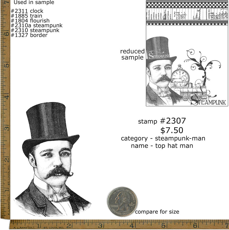 #2307 - Top Hat Man - Steampunk/Man